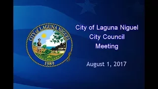 City Council Meeting: August 1, 2017