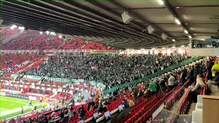 Omonoia fans singing LOUD & PROUD at Old Trafford! Man United vs Omonoia