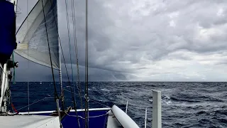 WE CAN'T SLOW DOWN! BAD Weather and only a sliver of sail | Our Last Sail On Adrenaline Part 3