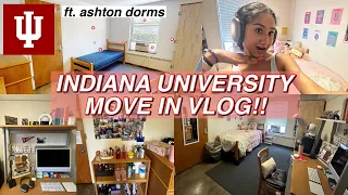 INDIANA UNIVERSITY: MOVE IN VLOG!!