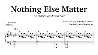 Jason Lux plays Nothing Else Matters