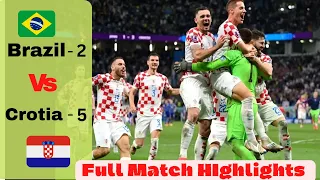 Brazil Vs Croatia 4 -2 |   All Goals Highlights & Extended FIFA World CUP 2022