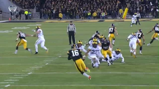 Devin Bush Gets Ejected for Targeting vs. Iowa