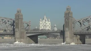 Санкт-Петербург. Ранняя весна - Невские мосты. Видео и музыка - Александр Травин