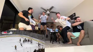 Panthers upset Bruins - Game 7 OT - SOUTH FLORIDA WATCH PARTY REACTION VIDEO