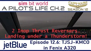 A Pilot's Life on Twitch's12e06 TJSJ-KMCO Fenix A320: Hydraulic Failure + MEL + T-Stm [MSFS][VATSIM]