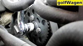 VW Golf 5 how to adjustment camshaft  angle / VW PD engines adjust camshaft emissions problem