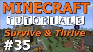 Minecraft Tutorials - E35 Nether Portal (Survive and Thrive II)