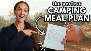 How to PLAN CAMPING MEALS (4 Easy Steps to Eliminate Overwhelm)