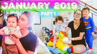 Jan. 2019 Vlog! Baby Slept through the Night + We're Moving...Again!