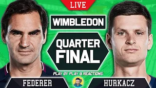 🔴 FEDERER vs HURKACZ | Wimbledon 2021 | LIVE Tennis Play-by-Play