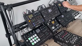 My first live melodic Techno recording with my new setup
