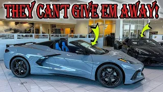 The REAL Reason why C8 Corvette's are still sitting in showrooms at MSRP!
