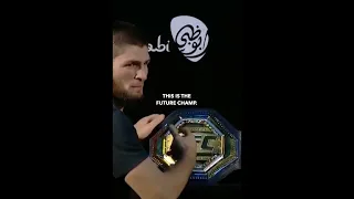 Khabib Helping Islam Get A Title Shot