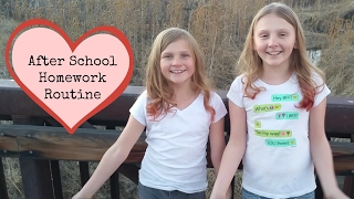Our After School Homework Routine - Quick And Easy, So We Can Get To The Fun Stuff!