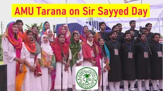 AMU Tarana (Aligarh Muslim University) 2023 | Sir Syed Day Celebration in amu 2023| AMU Campus Tour