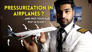 Aircraft Pressurization system Explained + Why your ears pop in an Airplane