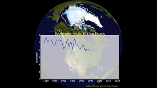 Animation of September Arctic Ice Extent 1979 to 2020