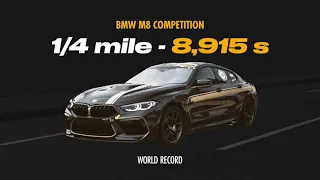 1200 HP BMW M8 WORLD RECORD 1/4 MILE!!!