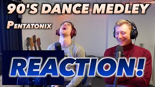 Pentatonix - 90's Dance Medley FIRST REACTION! (I WANT TO PARTY SO BAD!!!)