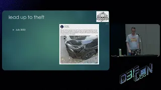 DEF CON 31 Car Hacking Village - How an Auto Security Researcher Had His Car Stolen - Tabor, Tindell
