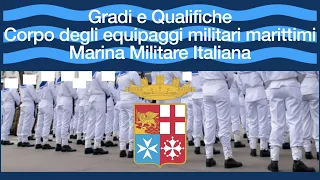 Gradi e Qualifiche Corpo Equipaggi Militari Marittimi Marina Militare Italiana