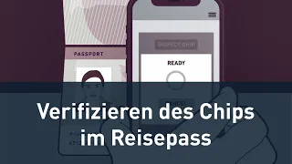 Verifizieren des Chips im Reisepass