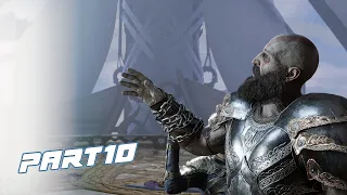 God of War Ragnarok Gameplay Part 10 - Temple of Light, Dark Elves War [PS5 No Commentary]