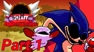 FRIDAY NIGHT FUNKY VS SONIC.EXE ANIMATION (PART 1) (TOO SLOW)(YOU CAN'T RUN)(TRIPLE TROUBLE)(ENCORE)