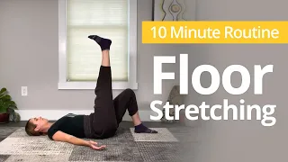 Floor Stretching Routine for Lower Back Pain and Psoas Release | 10 Minute Daily Routine
