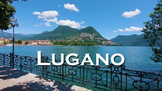 Lugano - picturesque city in the Italian speaking part of Switzerland