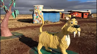 40 year old Roadside Amusement Park - Bedrock Village Arizona