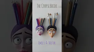 I made Emily and Victor of Corpse Bride! | Clay characters of Corpse Bride