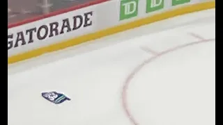 Sedin Canucks Jersey Thrown To the Ice