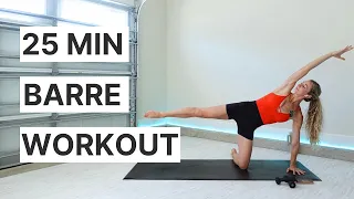 25MIN BARRE Workout At Home (Minimal Equipment)