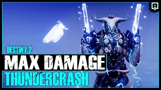 Max Damage Thundercrash (Cuirass of the Falling Star) | Destiny 2 Season of the Chosen