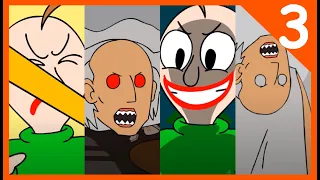 BALDI'S BASICS X GRANNY HORROR ANIMATION COMPILATION #3