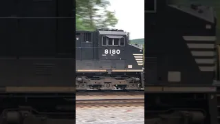 NB NS coal train meets and passes a local NS train 7/1/2020