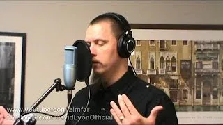 Johnny Cash - Hurt - Vocal Cover by David Lyon with Lyrics (Nine Inch Nails)