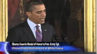 Obama Awards Medal of Honor to Former Army Sergeant