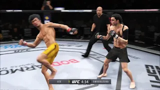 UFC 4 | Bruce Lee vs. Kamila Smogulecka (MMA FIGHTER) | EA Sports UFC 4