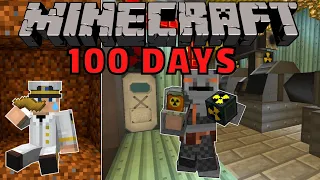 I Survived 100 Days as a NUCLEAR ENGINEER in a FALLOUT BUNKER VAULT in Hardcore Minecraft