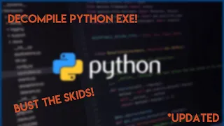 UPDATED! | How To Decompile Python Exe Files!