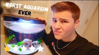 Buying the WORST RATED AQUARIUM at PetSmart (One-Star Aquarium Review)