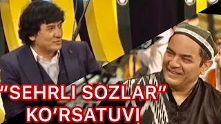 ABBOS KOSIMOV “ SEHRLI SOZLAR “ KO’RSATUVI MEHMONI | FARHOD SAIDOV | DOYRA DOIRA TABLA DARBUKA DRUM