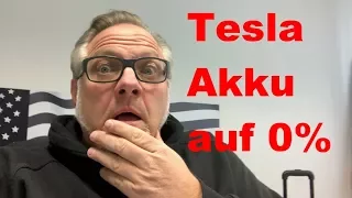 Wie schnell kann man einen Tesla Model S Akku auf 0% fahren ? Akku balancieren!