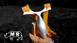 Make a Aluminium Slingshot with 3D-Printing and Sand Casting