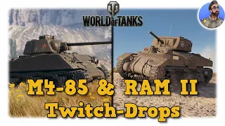 M4-85 & RAM II - Twitch-Drops Panzer - World of Tanks