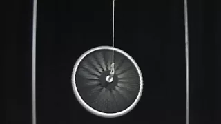 Гироскоп из велосипедного колеса, MIT Physics Demo,  Bicycle Wheel Gyroscope