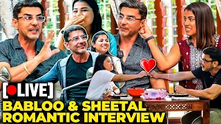 🔴LIVE: Sheetal வந்த பிறகு Babloo வாழ்க்கையே மாறிடுச்சு 😍 Full Romantic Interview